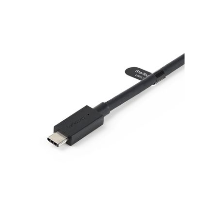 StarTech.com 3ft (1m) USB C Cable w / USB-A Adapter Dongle, Hybrid 2-in-1 USB C Cable w / USB-A | USB-C to USB-C (10Gbps / 100W PD), USB-A to USB-C (5Gbps), USB-A Host to USB-C DisplayLink Dock - Ideal for Hybrid Dock (USBCCADP) - USB cable - USB-C (M) to USB-C (M) - 1 m - USB Power Delivery (100W) - for P / N: DKM30CHDPD - 3