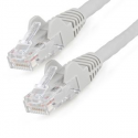 StarTech.com 50cm LSZH CAT6 Ethernet Cable, 10 Gigabit Snagless RJ45 100W PoE Network Patch Cord with Strain Relief, CAT 6 10GbE UTP, Grey, Individually Tested / ETL, Low Smoke Zero Halogen - Category 6 - 24AWG (N6LPATCH50CMGR) - Patch cable - RJ-45 (M) to RJ-45 (M) - 50 cm - 6 mm - UTP - CAT 6 - snagless - grey