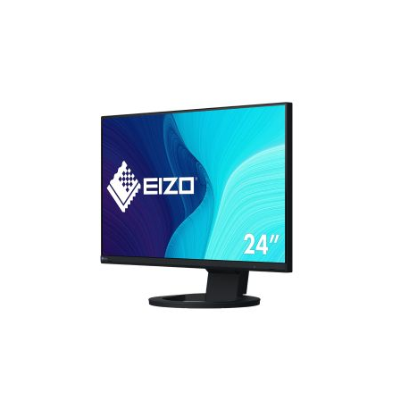 EIZO FlexScan EV2480 - LED monitor - 23.8" - 1920 x 1080 Full HD (1080p) @ 60 Hz - IPS - 250 cd/m² - 1000:1 - 5 ms - HDMI, DisplayPort, USB-C - speakers - black - 1