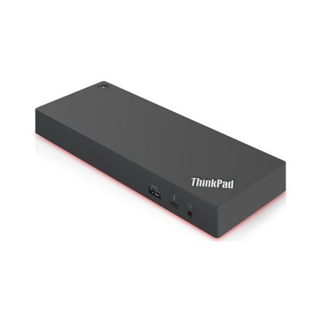 Lenovo ThinkPad Thunderbolt 3 Dock Gen2 - Port replicator - Thunderbolt 3 - 2 x HDMI, 2 x DP, Thunderbolt - GigE - 135 Watt - United Kingdom - for ThinkPad L480 20LS, 20LT; P51s 20HB, 20HC, 20JY, 20K0; P52s 20LB, 20LC; T470 20HD, 20HE, 20JM, 20JN; T480 20L5, 20L6; T480s 20L7, 20L8; T570 20H9, 20HA, 20JW, 20JX; T580 20L9, 20LA; X1 Yoga (2nd Gen) 20JD, 20JE, 20JF, 20JG; X1 Yoga (3rd Gen) 20LD, 20LE, 20LF, 20LG; X280 20KE, 20KF - 0