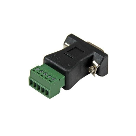 StarTech.com RS422 RS485 Serial DB9 to Terminal Block Adapter - Serial adapter - 5 pin terminal block to DB-9 (M) - black - DB92422 - Serial adapter - 5 pin terminal block to DB-9 (M) - black - for P / N: PCI2S232485I, PCI2S4851050 - 2