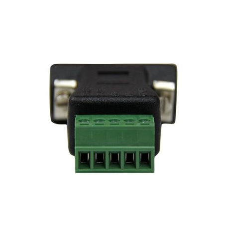 StarTech.com RS422 RS485 Serial DB9 to Terminal Block Adapter - Serial adapter - 5 pin terminal block to DB-9 (M) - black - DB92422 - Serial adapter - 5 pin terminal block to DB-9 (M) - black - for P / N: PCI2S232485I, PCI2S4851050 - 3