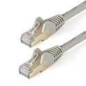 StarTech.com 10m CAT6A Ethernet Cable, 10 Gigabit Shielded Snagless RJ45 100W PoE Patch Cord, CAT 6A 10GbE STP Network Cable w / Strain Relief, Grey, Fluke Tested / UL Certified Wiring / TIA - Category 6A - 26AWG (6ASPAT10MGR) - Patch cable - RJ-45 (M) to RJ-45 (M) - 10 m - STP - CAT 6a - molded, snagless - grey