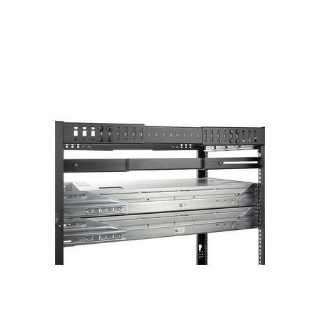 StarTech.com 1U 19 inch Server Rack Rails, 24-36 inch Adjustable Depth, Universal 4 Post Rack Mount Rails, Network Equipment/Server/UPS Mounting Rail Kit, HPE ProLiant, Dell PowerEdge - 4 Post Rack Rails (UNIRAILS1UB) - Rack rail kit - rack mountable - black - 1U - 19" - for P/N: RK1536BKF, RK1836BKF - 8