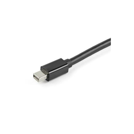 StarTech.com 6ft (2m) HDMI to Mini DisplayPort Cable 4K 30Hz, Active HDMI to mDP Adapter Converter Cable with Audio, USB Powered, Mac & Windows, HDMI Male to mDP Male Video Adapter Cable - HDMI to mDP Converter (HD2MDPMM2M) - Video  /  audio cable - HDMI, USB (power only) male to Mini DisplayPort male - 2 m - black - 4K support - 1