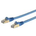 StarTech.com 5m CAT6A Ethernet Cable, 10 Gigabit Shielded Snagless RJ45 100W PoE Patch Cord, CAT 6A 10GbE STP Network Cable w / Strain Relief, Blue, Fluke Tested / UL Certified Wiring / TIA - Category 6A - 26AWG (6ASPAT5MBL) - Patch cable - RJ-45 (M) to RJ-45 (M) - 5 m - STP - CAT 6a - molded, snagless - blue