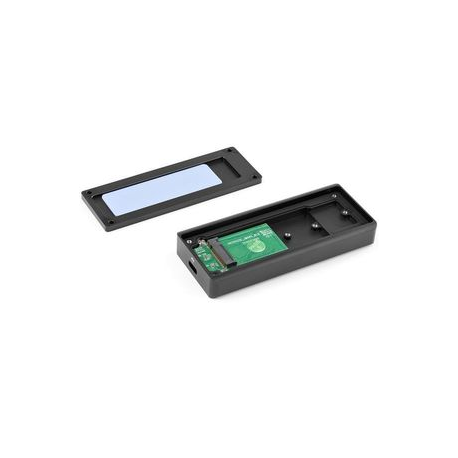 StarTech.com USB-C 10Gbps M.2 NVMe PCIe SSD Enclosure, Rugged Aluminum External M.2 PCIe M-Key Case IP67 Rated, 1GB/s Read/Write, Supports 2230/2242/2260/2280, TB3 Compatible, Mac/PC - 1.6ft USB-C Cable Incl (M2E1BRU31C) - Storage enclosure - M.2 - M.2 Card - 10 Gbit/s - USB 3.2 (Gen 2) - black - for P/N: PEXUSB321C - 2