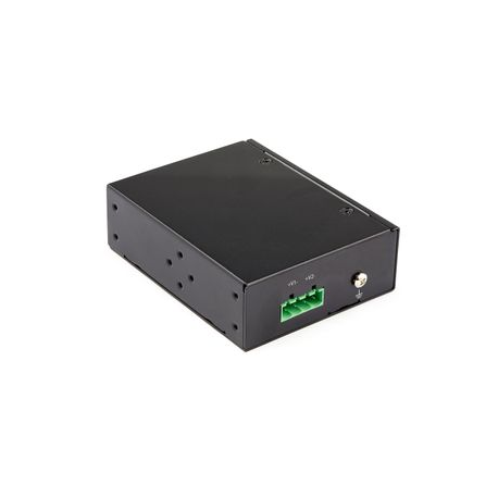 StarTech.com Industrial Gigabit PoE Injector, High Speed/High Power 90W, 802.3bt PoE++ 48V-56VDC DIN Rail UPoE/Ultra Power Over Ethernet Injector Adapter, -40C to +75C, Rugged, Gigabit PoE - 90W PoE++ Injector (POEINJ1G90W) - PoE injector - 90 Watt - output connectors: 2 - black - 3