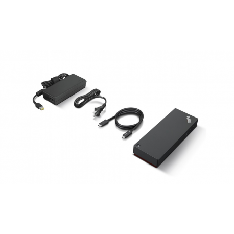 Lenovo ThinkPad Universal Thunderbolt 4 Dock - Docking station - Thunderbolt 4 - HDMI, 2 x DP - GigE - 135 Watt - Europe - 2