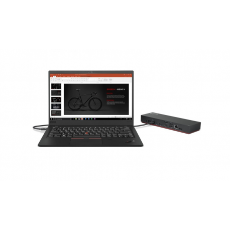 Lenovo ThinkPad Universal Thunderbolt 4 Dock - Docking station - Thunderbolt 4 - HDMI, 2 x DP - GigE - 135 Watt - Europe - 4