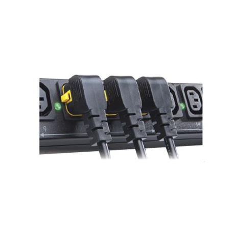 APC Rack PDU 9000 Switched APDU9981EU3 - Power distribution unit (rack-mountable) - AC 230 V - 11 kW - 11000 VA - 3-phase - Ethernet 10/100/1000 - input: IEC 60309 16A - output connectors: 24 (3 x IEC 60320 C19, 21 x IEC 60320 C13) - 0U - 1.83 m - black - for P/N: SMX1500RM2UCNC, SMX750CNC - 6