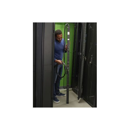 APC Rack PDU 9000 Switched APDU9981EU3 - Power distribution unit (rack-mountable) - AC 230 V - 11 kW - 11000 VA - 3-phase - Ethernet 10/100/1000 - input: IEC 60309 16A - output connectors: 24 (3 x IEC 60320 C19, 21 x IEC 60320 C13) - 0U - 1.83 m - black - for P/N: SMX1500RM2UCNC, SMX750CNC - 11