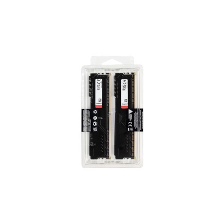 Kingston FURY Beast - DDR4 - kit - 32 GB: 2 x 16 GB - DIMM 288-pin - 3200 MHz  /  PC4-25600 - CL16 - 1.35 V - unbuffered - non-ECC - black - 7