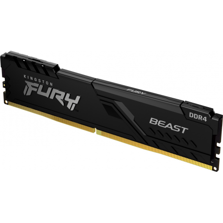 Kingston FURY Beast - DDR4 - module - 32 GB - DIMM 288-pin - 3600 MHz / PC4-28800 - CL18 - 1.35 V - unbuffered - non-ECC - black - 1