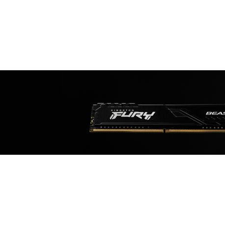 Kingston FURY Beast - DDR4 - module - 16 GB - DIMM 288-pin - 3600 MHz / PC4-28800 - CL18 - 1.35 V - unbuffered - non-ECC - black - 6