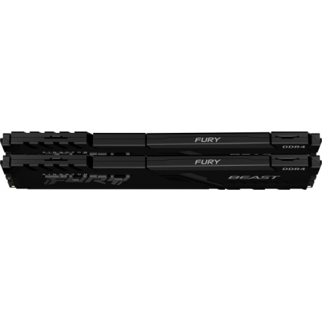 Kingston FURY Beast - DDR4 - kit - 16 GB: 2 x 8 GB - DIMM 288-pin - 3600 MHz / PC4-28800 - CL17 - 1.35 V - unbuffered - non-ECC - black - 3