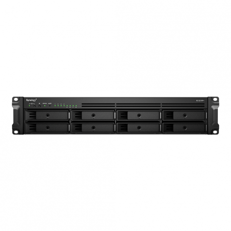 Synology RackStation RS1221RP+ - NAS server - 8 bays - rack-mountable - SATA 6Gb / s - RAID 0, 1, 5, 6, 10, JBOD, 5 hot spare, 6 hot spare, 10 hot spare, 1 hot spare - RAM 4 GB - Gigabit Ethernet - iSCSI support - 2U - 0