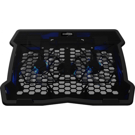 Canyon CNE-HNS03 - Notebook stand - with cooling fan - 125 mm - black - 0