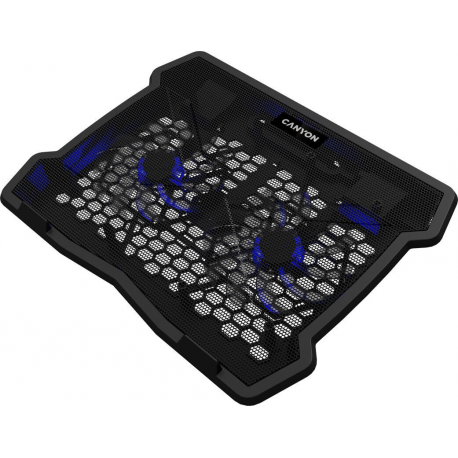 Canyon CNE-HNS03 - Notebook stand - with cooling fan - 125 mm - black - 1