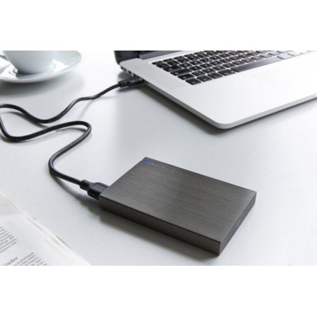 Intenso Memory Board - Hard drive - 2 TB - external (portable) - 2.5" - USB 3.0 - 5400 rpm - buffer: 8 MB - antracite - 4