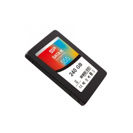 SILICON POWER Slim S55 - SSD - 240 GB - internal - 2.5" - SATA 6Gb / s - black - 1