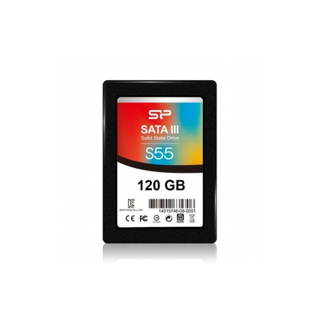 SILICON POWER Slim S55 - SSD - 120 GB - internal - 2.5" - SATA 6Gb / s - 0