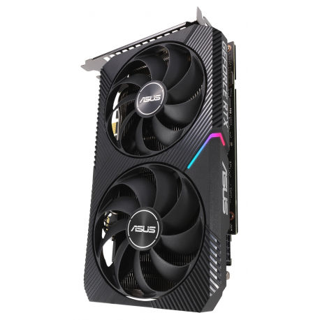 ASUS DUAL-RTX3060-O12G-V2 - OC Edition - graphics card - GF RTX 3060 - 12 GB GDDR6 - PCIe 4.0 x16 - HDMI, 3 x DisplayPort - 4