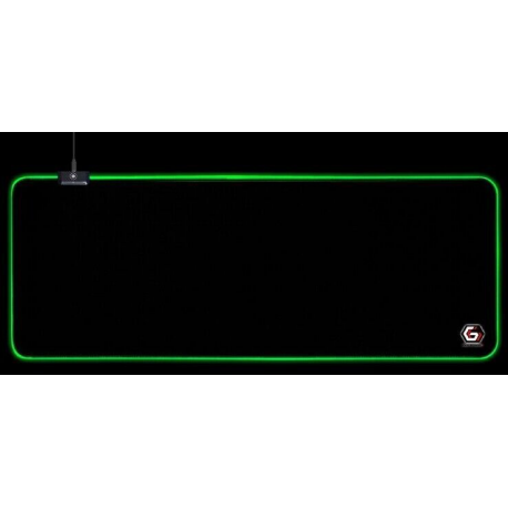 Gembird MP-GAMELED-L - Mouse pad - with LED lights - large - 3