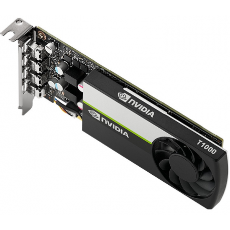 NVIDIA T1000 - Graphics card - T1000 - 4 GB GDDR6 - PCIe 3.0 x16 low profile - 4 x Mini DisplayPort - 2