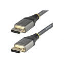 StarTech.com 10ft (3m) VESA Certified DisplayPort 1.4 Cable, 8K 60Hz HDR10, Ultra HD 4K 120Hz DP Video Cable, DisplayPort to DisplayPort Cable, DP Cord for Monitors / Displays, M / M - DP 1.4 Cable with Latches (DP14VMM3M) - DisplayPort cable - DisplayPort (M) to DisplayPort (M) - DisplayPort 1.4 - 3 m - molded, passive, 8K60Hz (7680 x 4320) support, 4K120Hz (3840 x 2160) support - grey, black