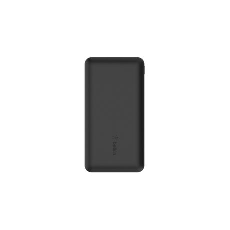 Belkin BOOST CHARGE - Power bank - 10000 mAh - 15 Watt - 3 output connectors (2 x USB, USB-C) - black - 4