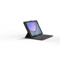ZAGG Messenger Folio 2 - Keyboard and folio case - Bluetooth - Nordic - charcoal keyboard, charcoal case - for Apple 10.2-inch iPad (7th generation, 8th generation); 10.5-inch iPad Air (3rd generation)
