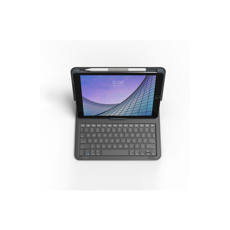ZAGG Messenger Folio 2 - Keyboard and folio case - Bluetooth - Nordic - charcoal keyboard, charcoal case - for Apple 10.2-inch iPad (7th generation, 8th generation); 10.5-inch iPad Air (3rd generation) - 3