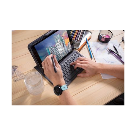 ZAGG Messenger Folio 2 - Keyboard and folio case - Bluetooth - Nordic - charcoal keyboard, charcoal case - for Apple 10.2-inch iPad (7th generation, 8th generation); 10.5-inch iPad Air (3rd generation) - 6