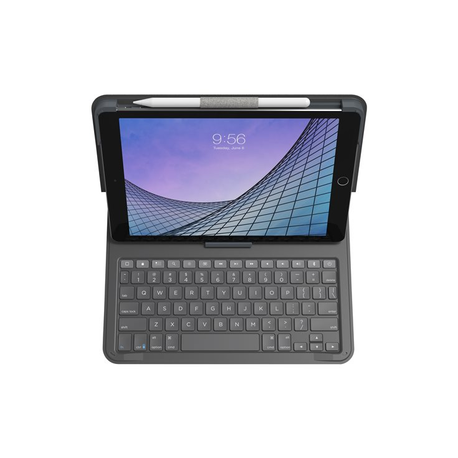 ZAGG Messenger Folio 2 - Keyboard and folio case - Bluetooth - Nordic - charcoal keyboard, charcoal case - for Apple 10.2-inch iPad (7th generation, 8th generation); 10.5-inch iPad Air (3rd generation) - 16