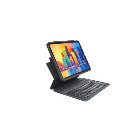 ZAGG Pro Keys - Keyboard and folio case - backlit - Bluetooth - Nordic - black / grey keyboard, black / grey case - for Apple 10.9-inch iPad Air (4th generation) - 1