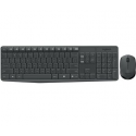 Logitech MK235 - Keyboard and mouse set - wireless - 2.4 GHz - German
