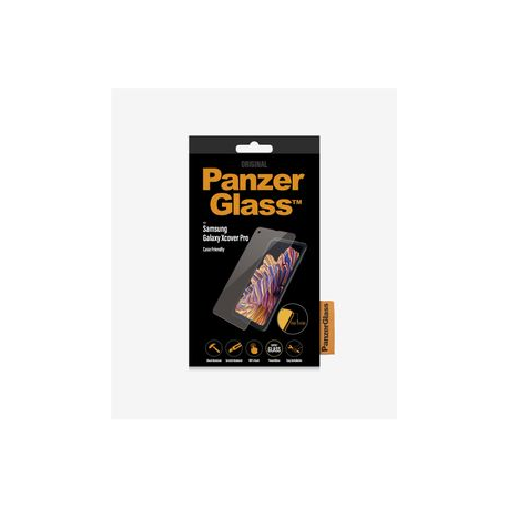 PanzerGlass Edge-to-Edge - Screen protector for mobile phone - glass - Crystal Clear - for Samsung Galaxy Xcover Pro - 1