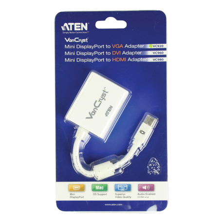 ATEN VC920 - Video converter - Mini DisplayPort - VGA - 5
