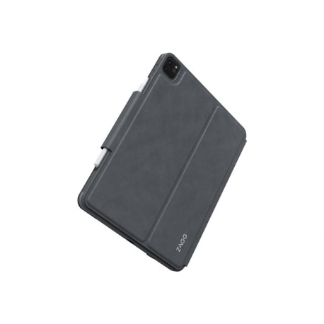 ZAGG Pro Keys - Keyboard and folio case - backlit - Bluetooth - Nordic - black / grey keyboard, black / grey case - for Apple 11-inch iPad Pro (1st generation, 2nd generation, 3rd generation) - 10
