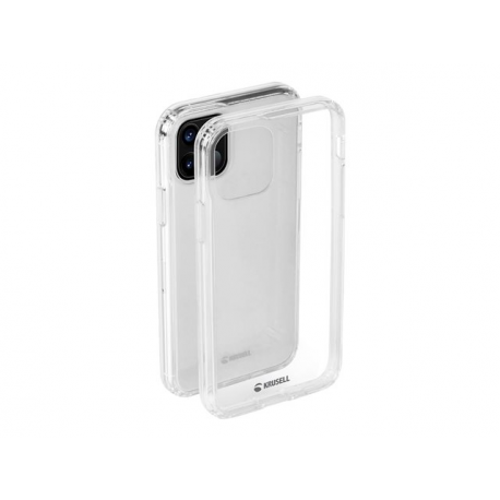 Krusell HardCover - Back cover for mobile phone - transparent - for Apple iPhone 12 mini - 1