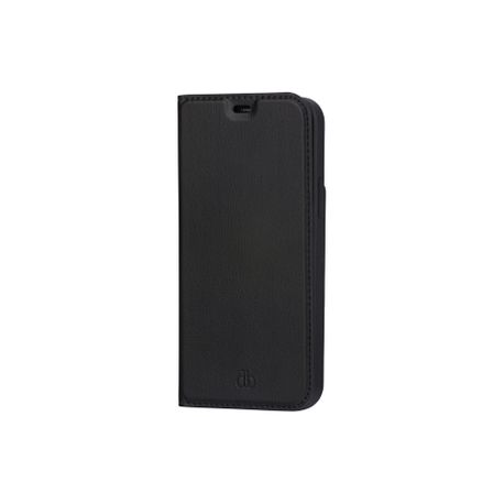dbramante1928 - Flip cover for mobile phone - recycled vegan leather - black - for Apple iPhone 13 Pro Max - 2