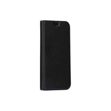 dbramante1928 - Flip cover for mobile phone - recycled vegan leather - black - for Apple iPhone 13 Pro Max - 6