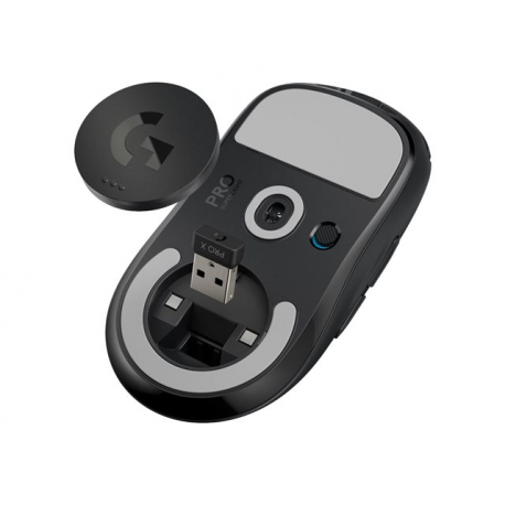 Logitech PRO X SUPERLIGHT Wireless Gaming Mouse - Mouse - optical - 5 buttons - wireless - LIGHTSPEED - Logitech LIGHTSPEED receiver - black - 10