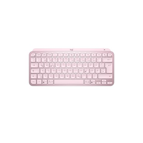 Logitech MX Keys Mini - Keyboard - backlit - Bluetooth - QWERTY - US - rose - 0