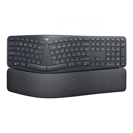 Logitech ERGO K860 Split Keyboard for Business - Keyboard - wireless - Bluetooth LE - QWERTY - US International - graphite - 1