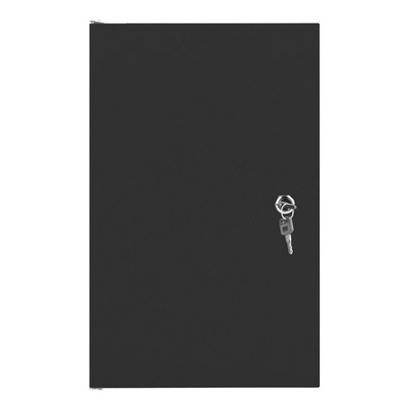 Lanberg - Rack cabinet - wall mountable - black, RAL 9004 - 9U - 10" - 1