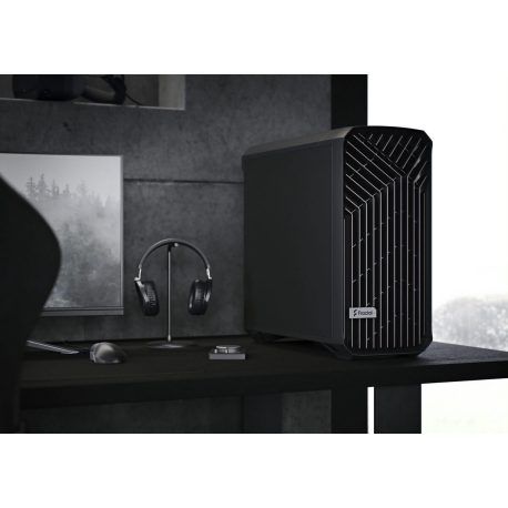 Fractal Design Vector RS - Tower - extended ATX - no power supply (ATX) - blackout - USB/Audio - 9