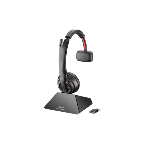 Poly Savi 8210 UC - Standard - headset - on-ear - DECT 6.0 - wireless - 0