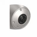 AXIS Q9216-SLV Steel - Network surveillance camera - dome - ligature-resistant - colour (Day&Night) - 4 MP - 2304 x 1728 - 720p, 1080p - M12 mount - fixed iris - fixed focal - audio - HDMI - LAN 10 / 100 - MJPEG, H.264, HEVC, H.265, MPEG-4 AVC - PoE Plus